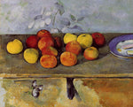 Apples and Biscuits, vintage artwork by Paul Cezanne, 12x8" (A4) Poster