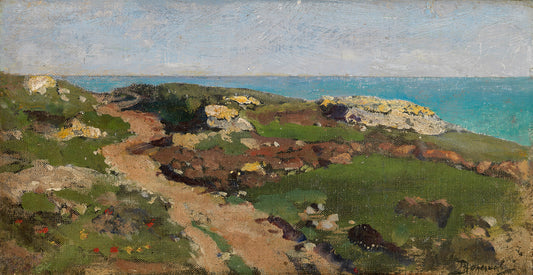 Cliff Tops, vintage artwork by Vasily Polenov, 12x8" (A4) Poster