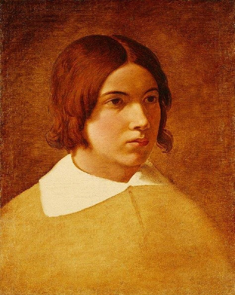 Portrait of the Painter Franz von Rohden, vintage artwork by Johann Friedrich Overbeck, 12x8" (A4) Poster