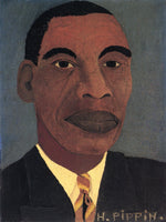 Self-Portrait II, vintage artwork by Horace Pippin, 12x8" (A4) Poster