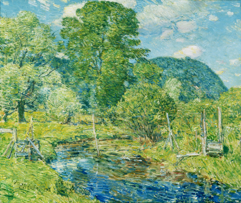 Bedford Hills by Childe Hassam,A3(16x12")Poster