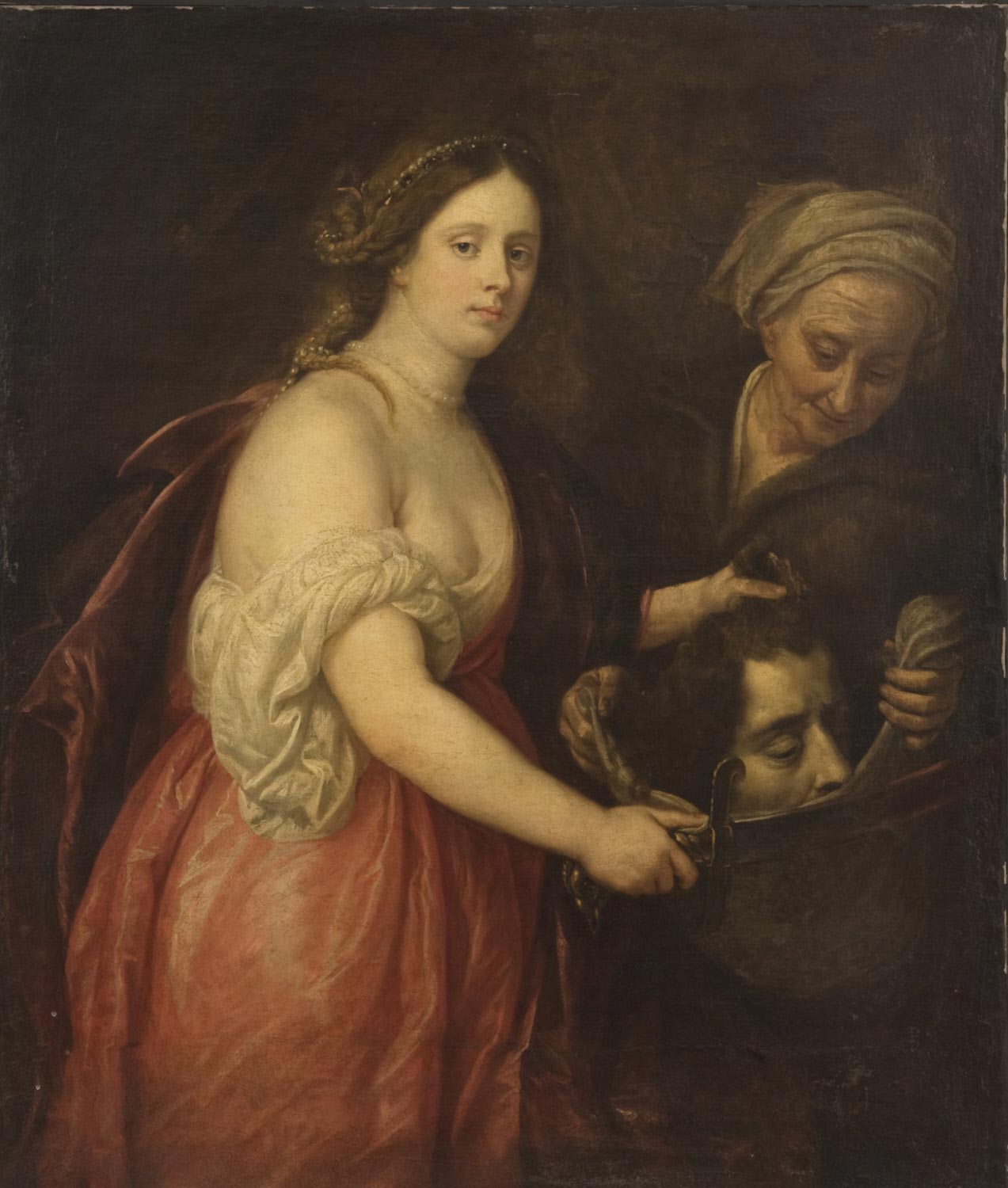 Diana with the Head of Holofernes, vintage artwork by Attributed to Pieter Claesz. Soutman, 12x8" (A4) Poster