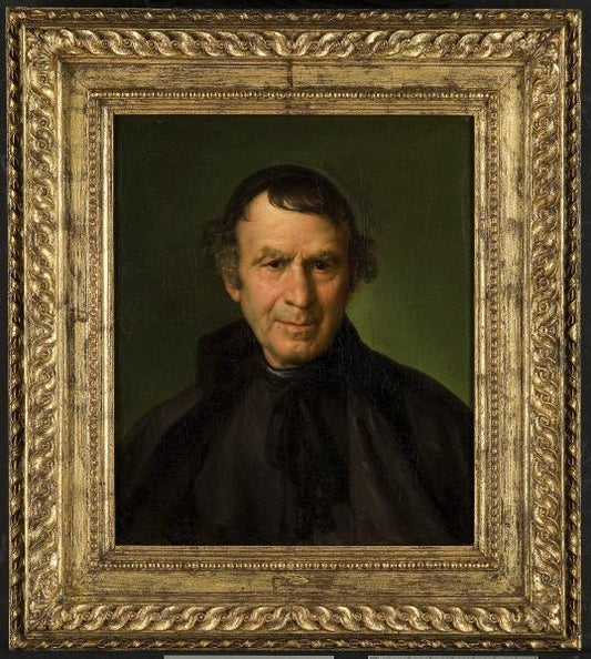 Portrait of Deán Ortiz, vintage artwork by Vicente López y Portaña, 12x8" (A4) Poster