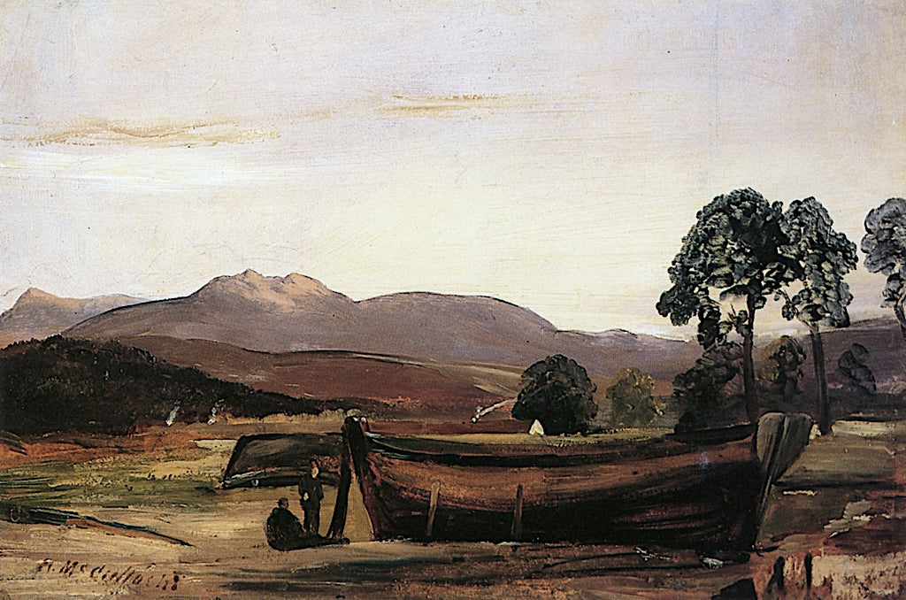 Summer Day Arran, vintage artwork by Horatio McCulloch, A3 (16x12") Poster Print