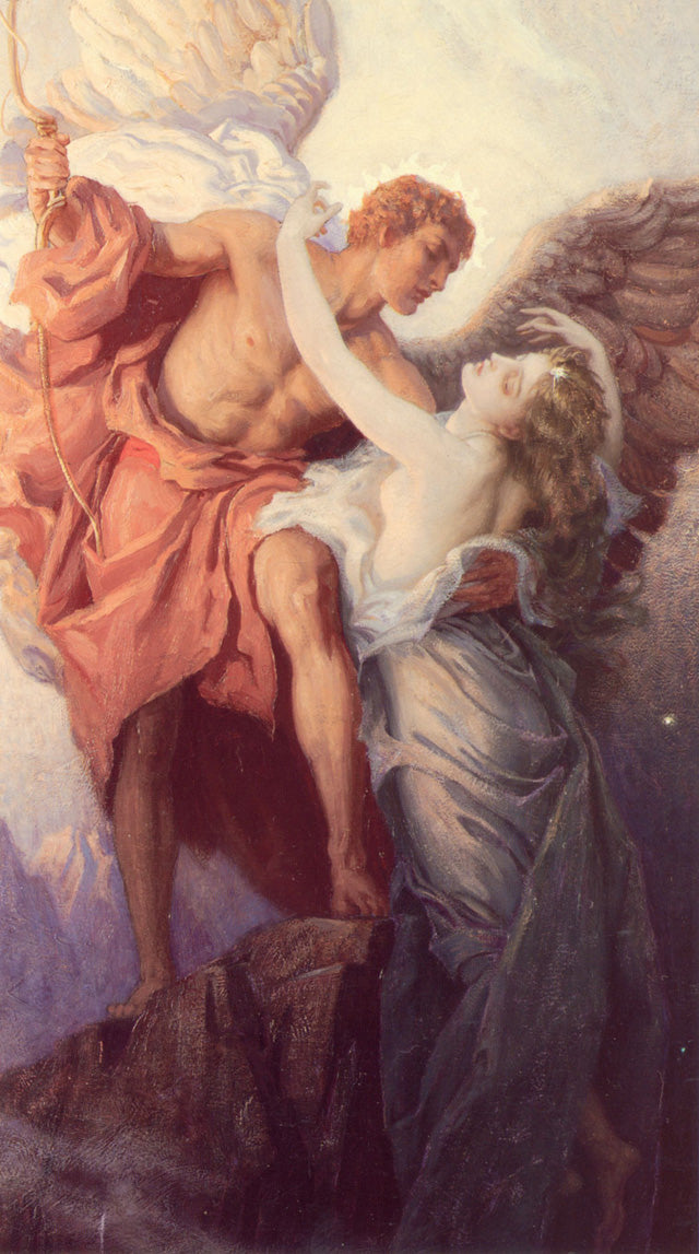 Day and the Dawnstar, vintage artwork by Herbert James Draper, 12x8" (A4) Poster
