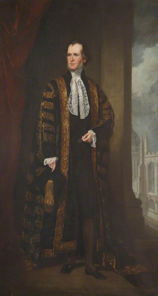 Portrait of Edward George Geoffrey Smith Stanley, vintage artwork by Sir Francis Grant, P.R.A., A3 (16x12") Poster Print