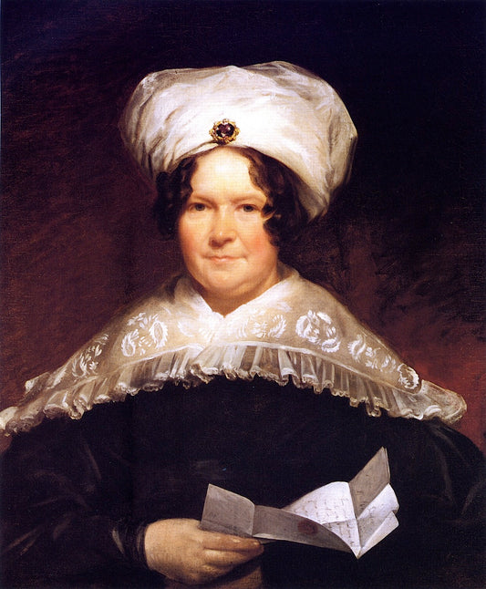 Hannah Parker Willis, vintage artwork by Chester Harding, 12x8" (A4) Poster