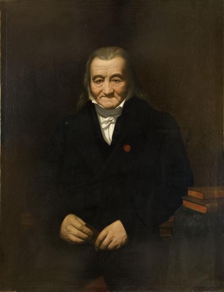 Alexander Amaury-Duval, Father of the Artist, vintage artwork by Eugène-Emmanuel Amaury-Duval, A3 (16x12") Poster Print