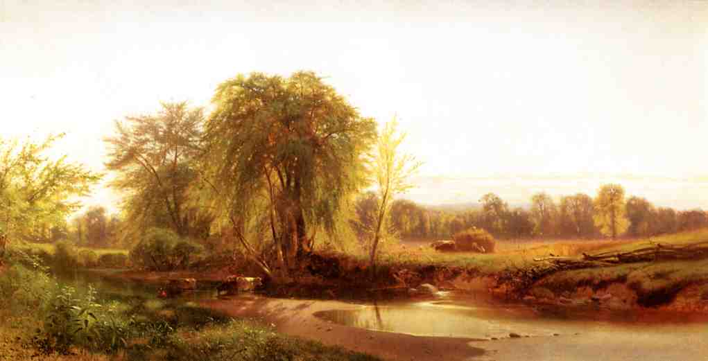 Claverack Creek, vintage artwork by Arthur Parton, 12x8" (A4) Poster