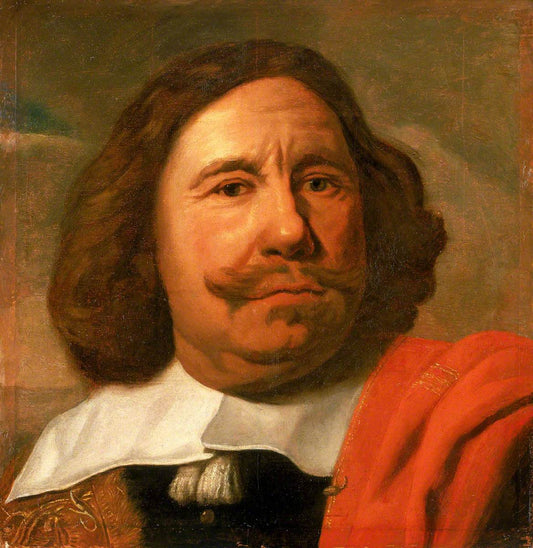 Lieutenant-Admiral Egbert Meussen Cortenaer (c.1605–1665), vintage artwork by Bartholomeus van der Helst, 12x8" (A4) Poster