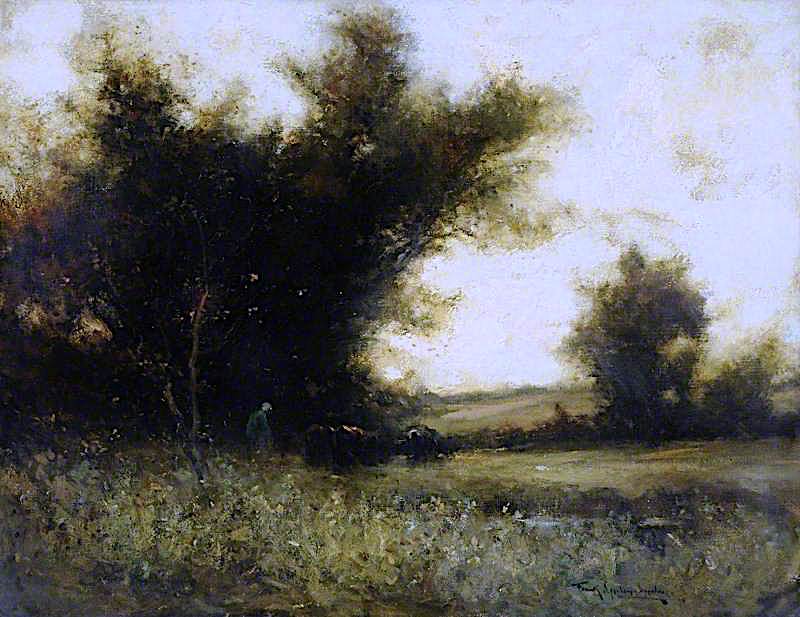 Grey of Evening, vintage artwork by Frank Spenlove-Spenlove, 12x8" (A4) Poster