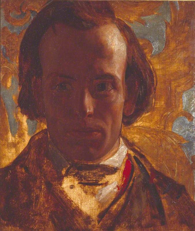 John Key, vintage artwork by William Holman Hunt, 12x8" (A4) Poster