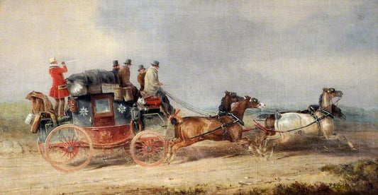 Hull and London Royal Mail, vintage artwork by Charles Cooper Henderson, A3 (16x12") Poster Print