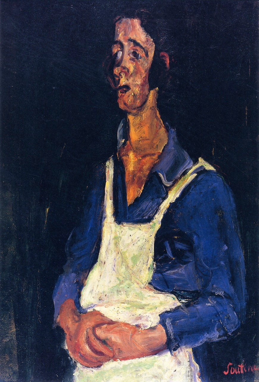 French Cook, vintage artwork by Chaim Soutine, 12x8" (A4) Poster