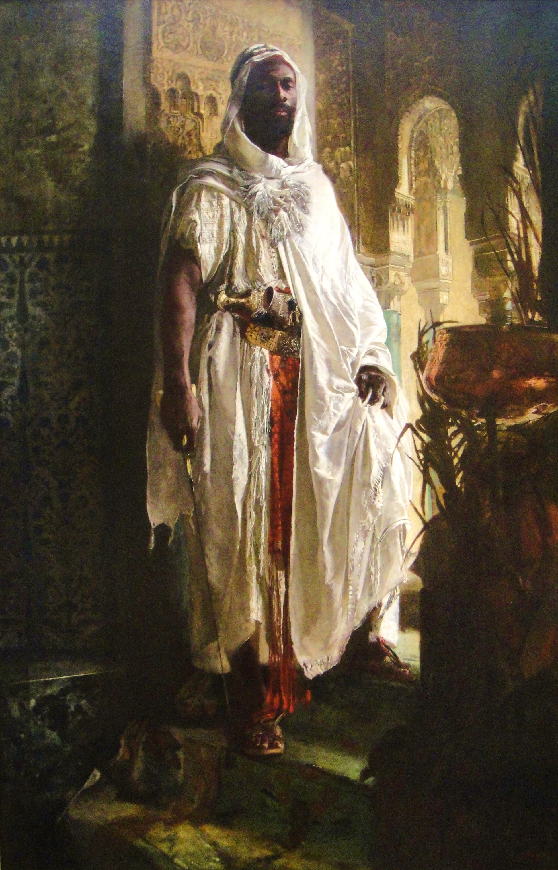 The Moorish chief the harem guard, vintage artwork by Eduard Charlemont, 12x8" (A4) Poster