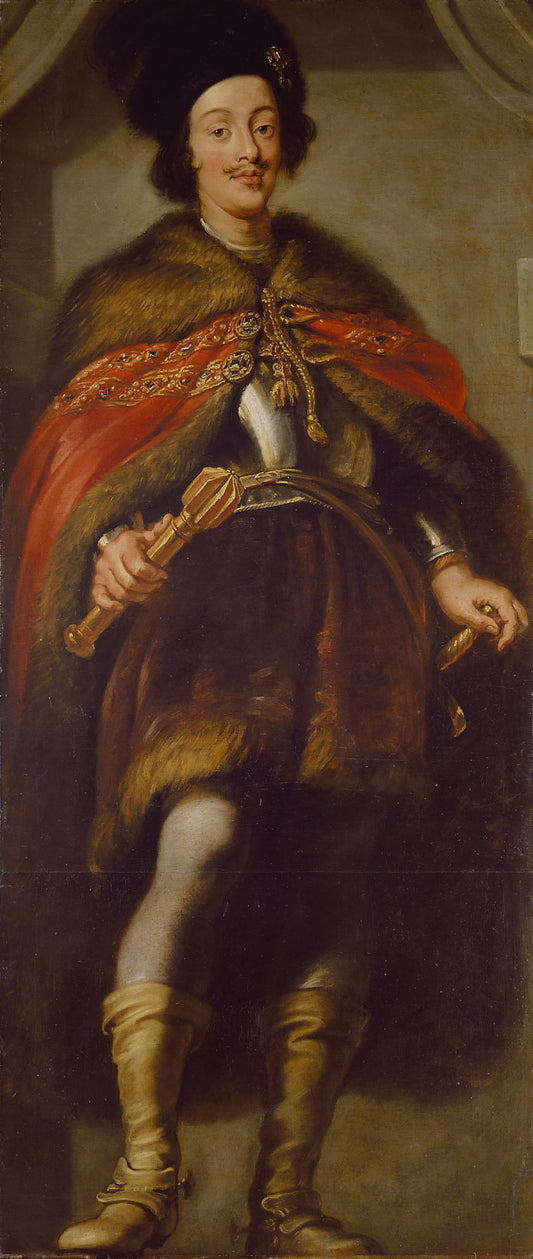 Ferdinand III of Bohemia and Hungary, vintage artwork by Jan van den Hoecke, 12x8" (A4) Poster
