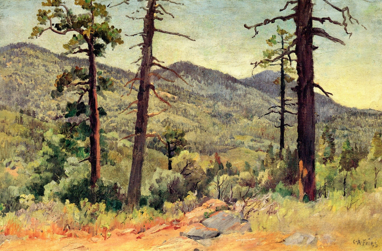 Cuyamaca Mountain from Gilmore Point by Charles A. Fries,A3(16x12")Poster