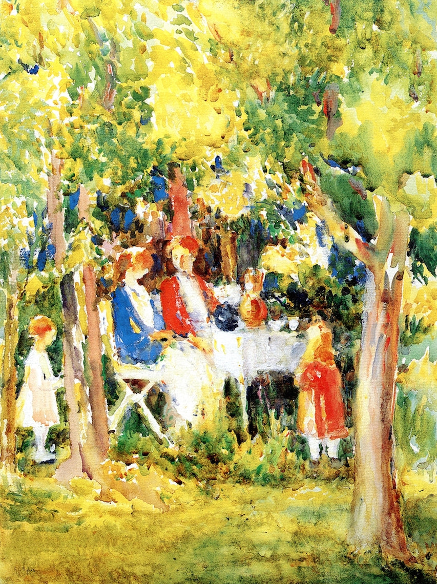 Summer Repast, Burnet Woods, Cincinnati by Annie G. Sykes,A3(16x12")Poster