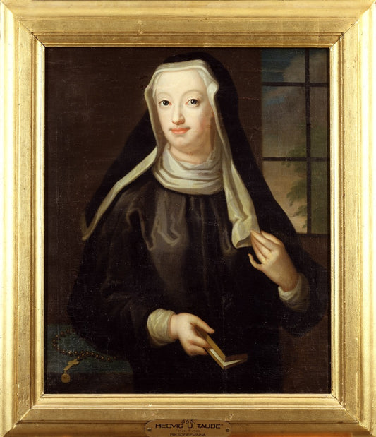 Hedvig Ulrika Taube, vintage artwork by Lorens Pasch the Elder, 12x8" (A4) Poster