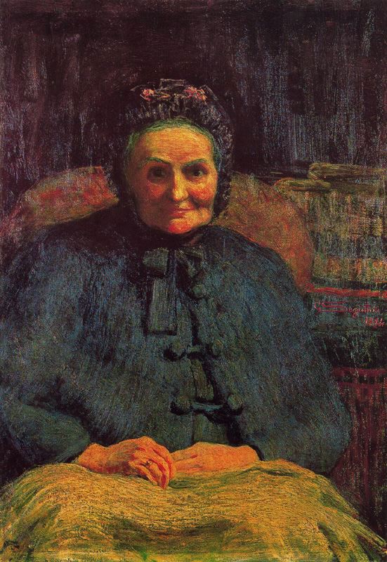 La signora Gaetana Casiraghi Oriani by Giovanni Segantini,A3(16x12")Poster