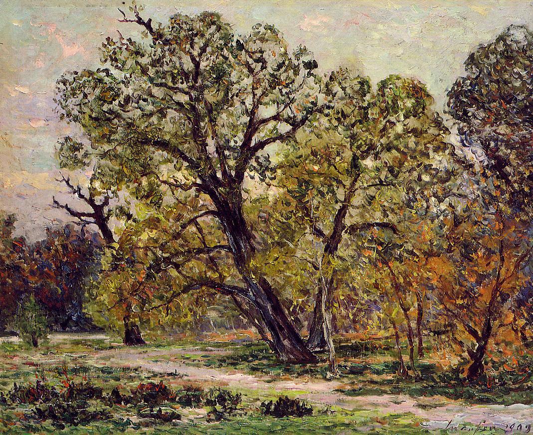 Autumn, Fontainebleau Forest by Maxime Maufra,A3(16x12")Poster