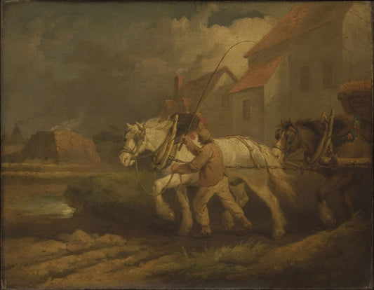 The Carter, vintage artwork by George Morland, 12x8" (A4) Poster