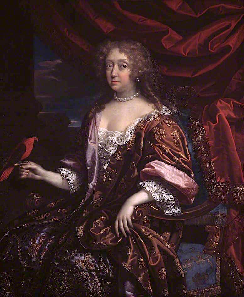 Elizabeth Murray, Duchess of Lauderdale, vintage artwork by Benedetto Gennari the Younger, 12x8" (A4) Poster