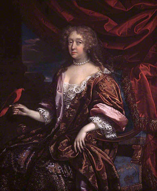 Elizabeth Murray, Duchess of Lauderdale, vintage artwork by Benedetto Gennari the Younger, 12x8" (A4) Poster
