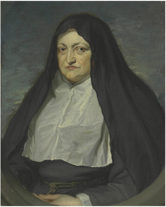 Portrait of Archduchess Isabella Clara Eugenia, vintage artwork by Jan van den Hoecke, 12x8" (A4) Poster