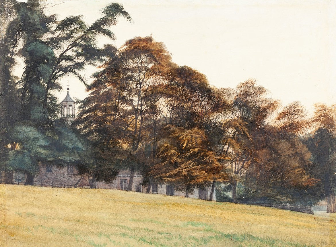 The Grounds at Castle Howard, vintage artwork by George Howard, 9th Earl of Carlisle, 12x8" (A4) Poster