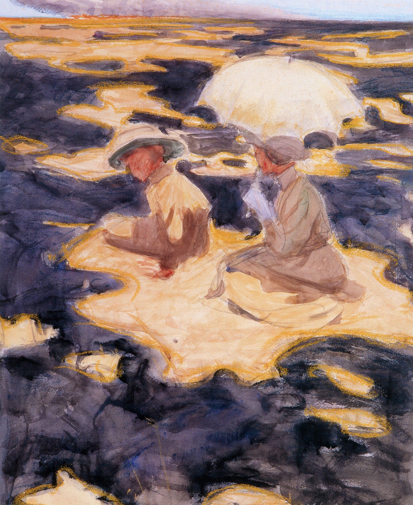 Brush Fire on the Savannah by Akseli Gallen-Kallela,A3(16x12")Poster