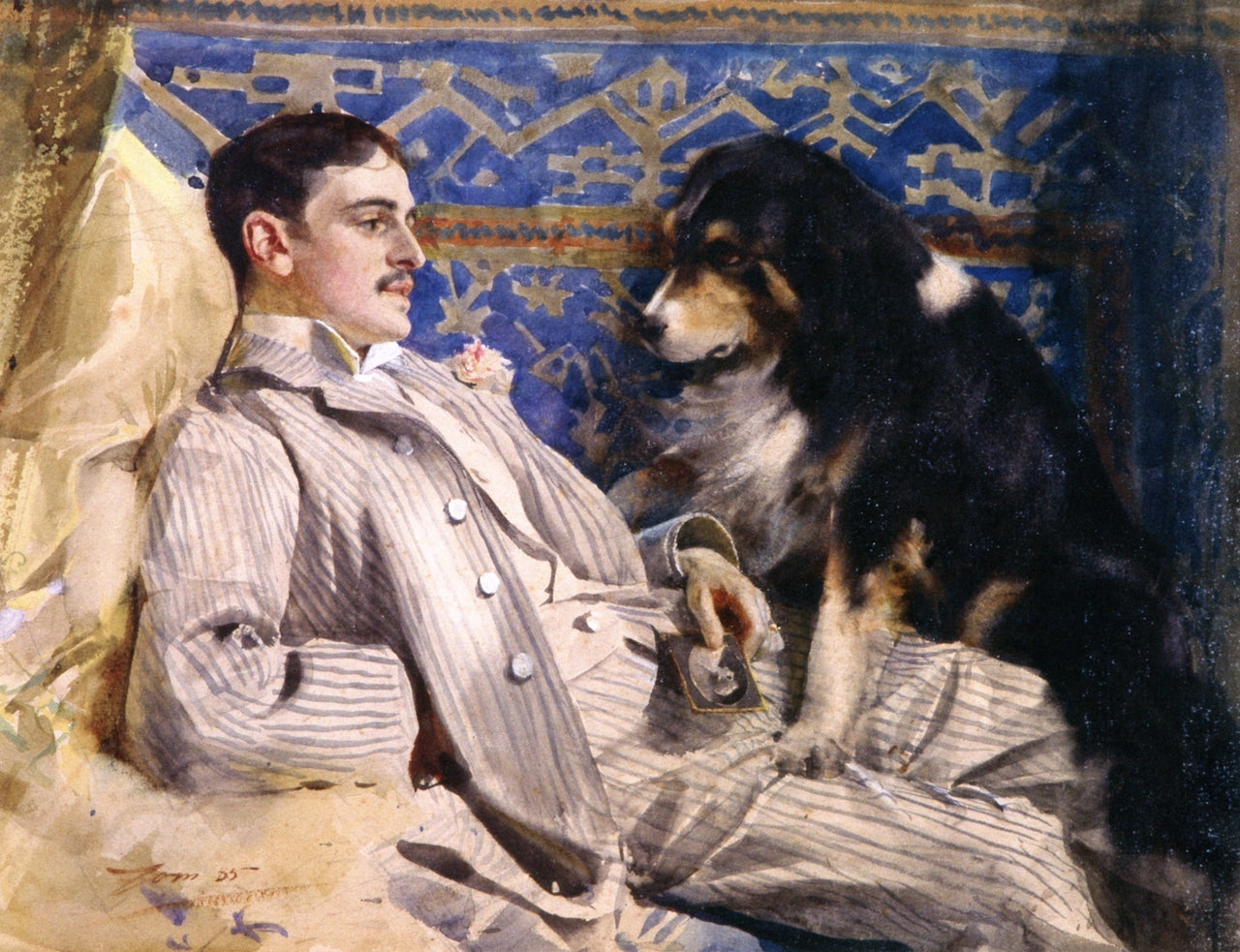 Clarence Barker by Anders Zorn,A3(16x12")Poster