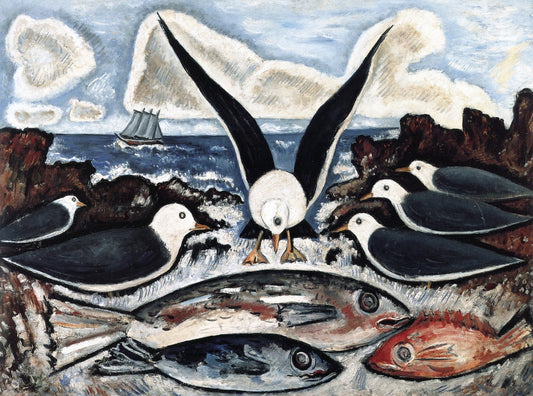Give Us This Day, vintage artwork by Marsden Hartley, 12x8" (A4) Poster