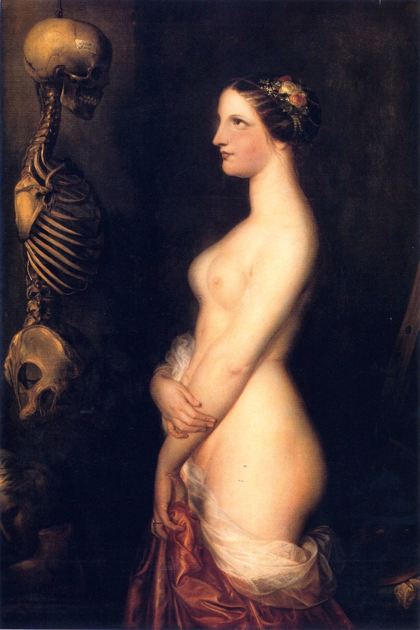The Beautiful Rosine, vintage artwork by Antoine Wiertz, A3 (16x12") Poster Print