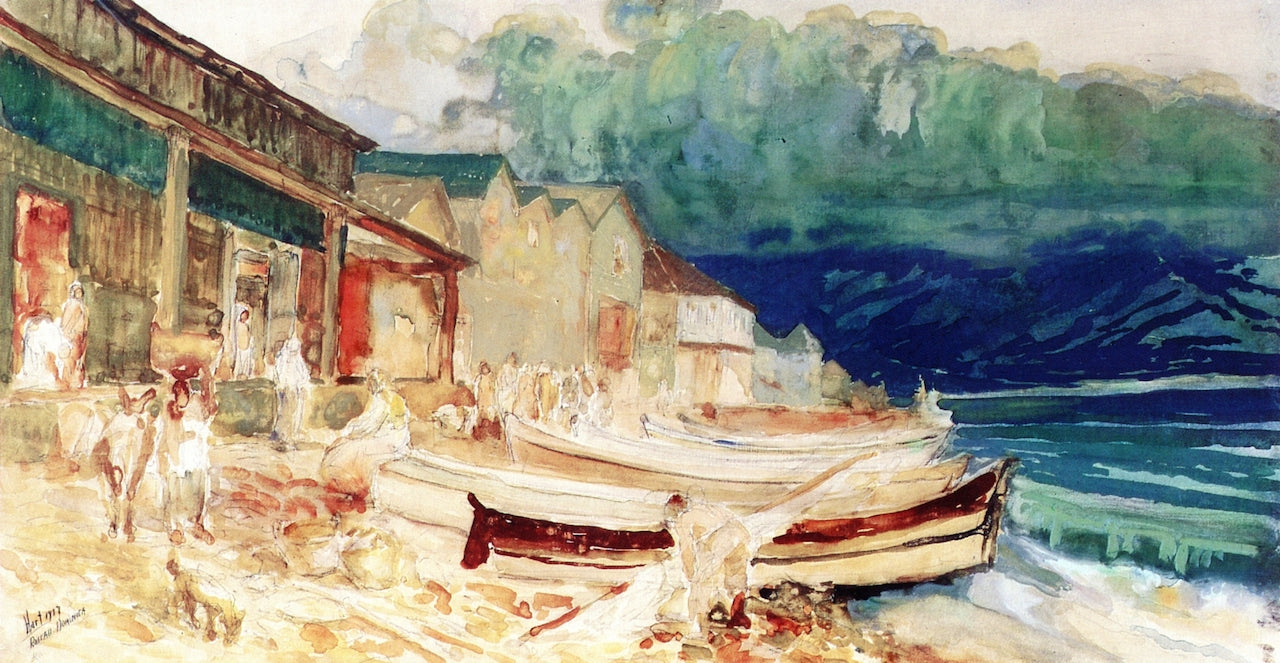 Dominica, British West Indies by George (Pop) Overbury Hart,A3(16x12")Poster