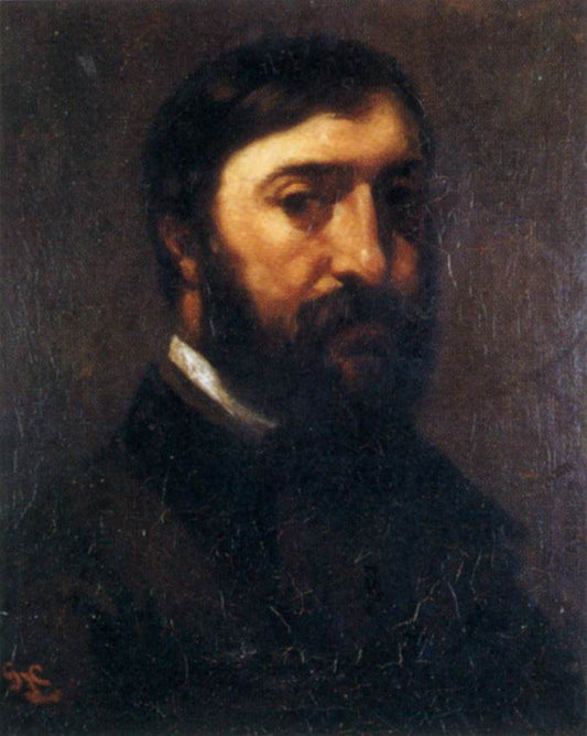 Adolphe Marlet, vintage artwork by Gustave Courbet, A3 (16x12") Poster Print