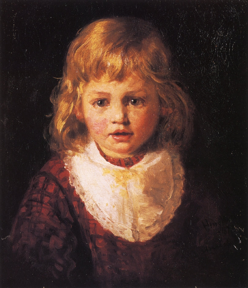 Heidi, vintage artwork by Henry Mosler, 12x8" (A4) Poster