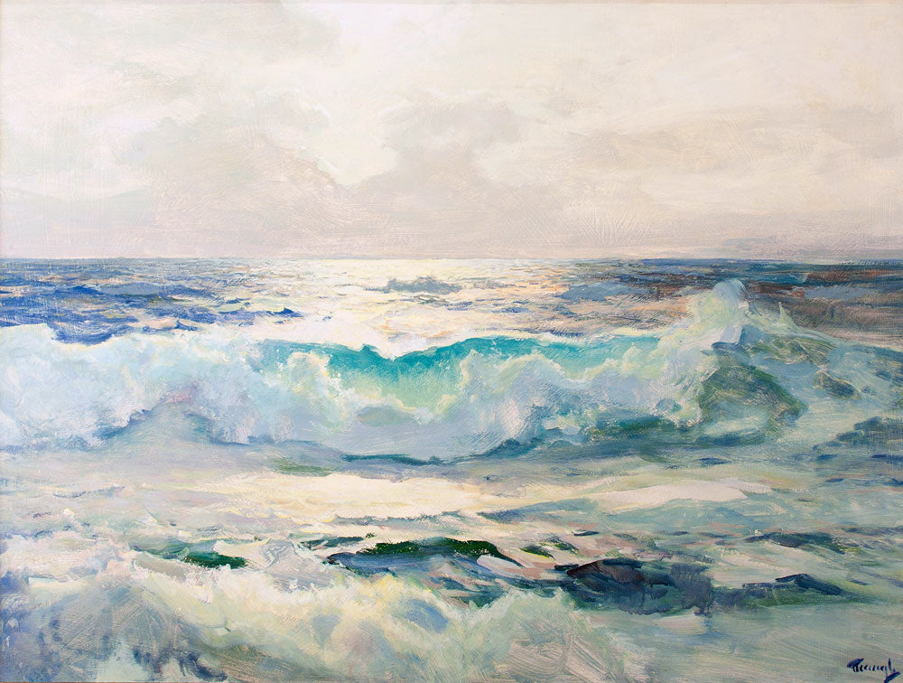 Glint of the Sun by Frederick Judd Waugh,A3(16x12")Poster