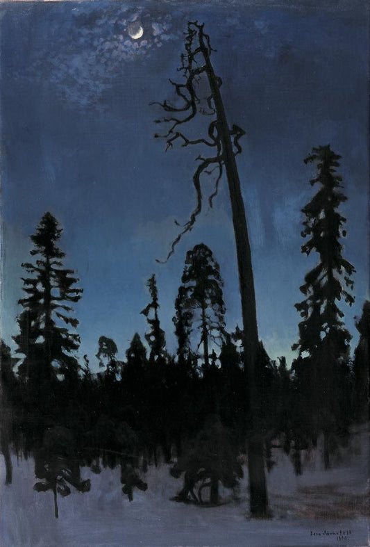 Kankaall, vintage artwork by Eero Järnefelt, 12x8" (A4) Poster