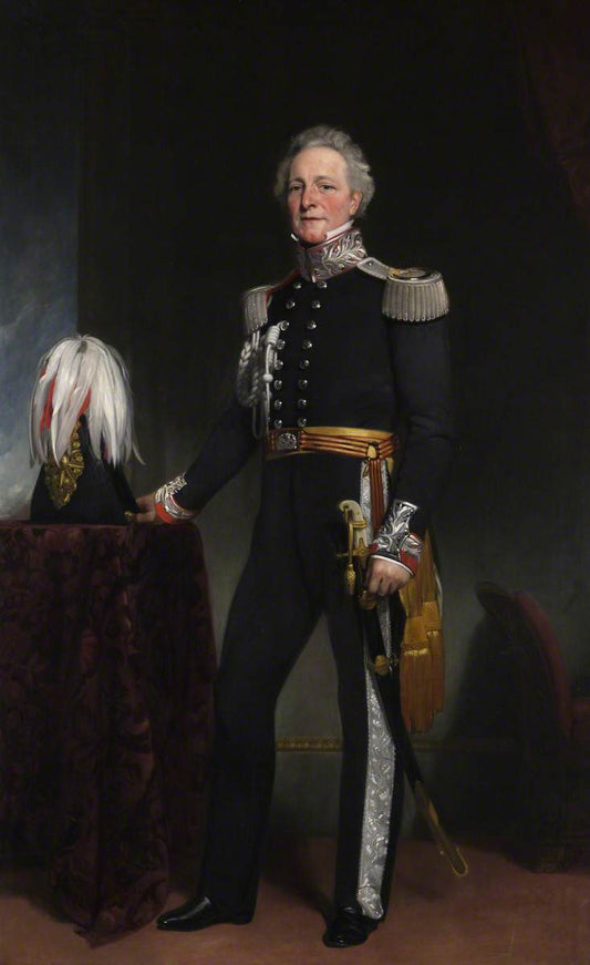 Sir James Rivett-Carnac (1785–1846), Bt, Director of the East India Company, Governor of Bombay, vintage artwork by Henry William Pickersgill, 12x8" (A4) Poster