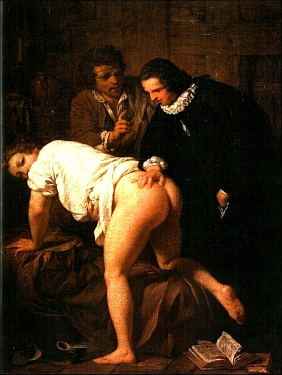 La Jument du Compère Pierre, vintage artwork by Pierre Subleyras, 12x8" (A4) Poster