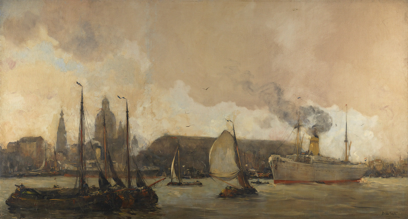 sterdam, with the Roof of the Central Station by Hobbe Smith,A3(16x12")Poster