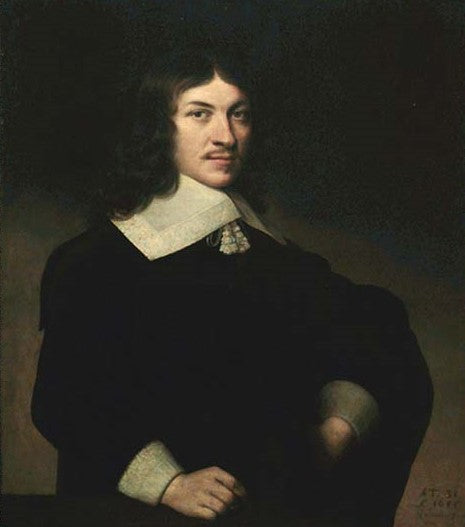Portrait of a Man aged 31 Years, vintage artwork by Anthonie Palamedesz, 12x8" (A4) Poster