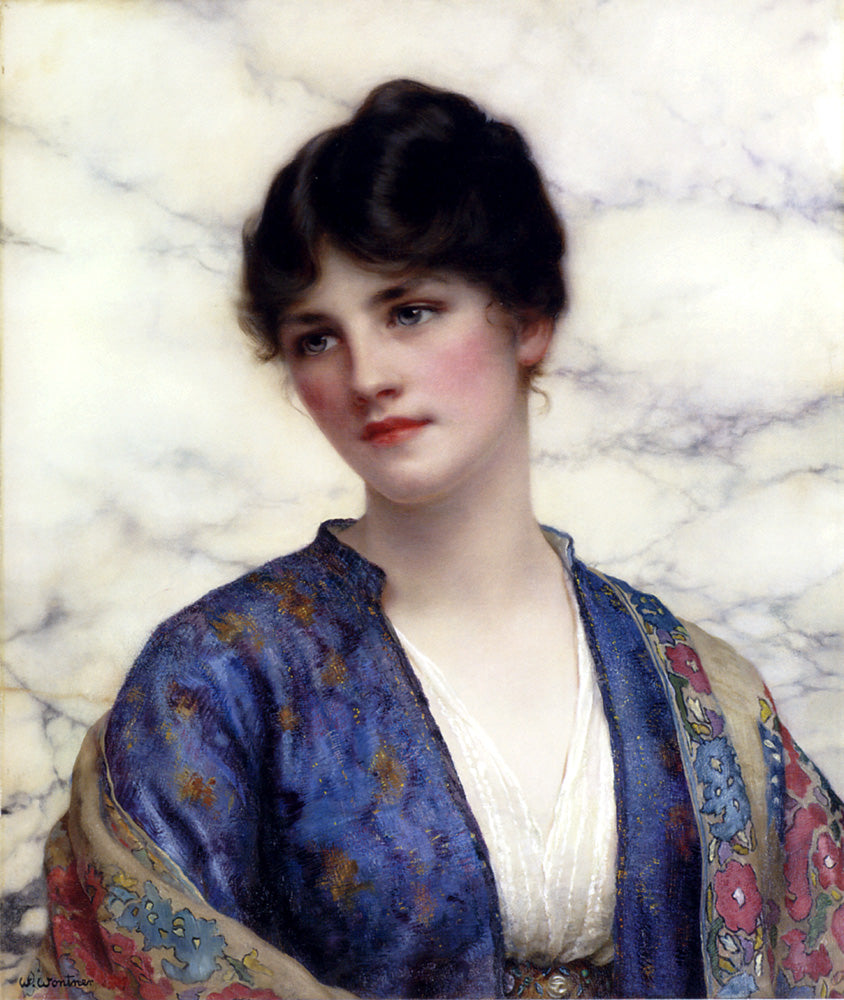 Valeria, vintage artwork by William Clarke Wontner, 12x8" (A4) Poster