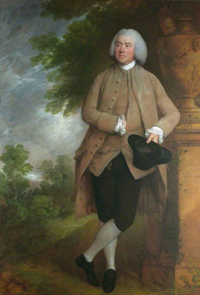 Charles Tudway, vintage artwork by Thomas Gainsborough, 12x8" (A4) Poster
