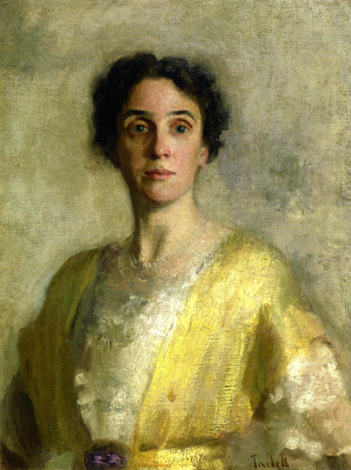 Lady in Yellow (Mrs. Codman) by Edmund Tarbell,A3(16x12")Poster