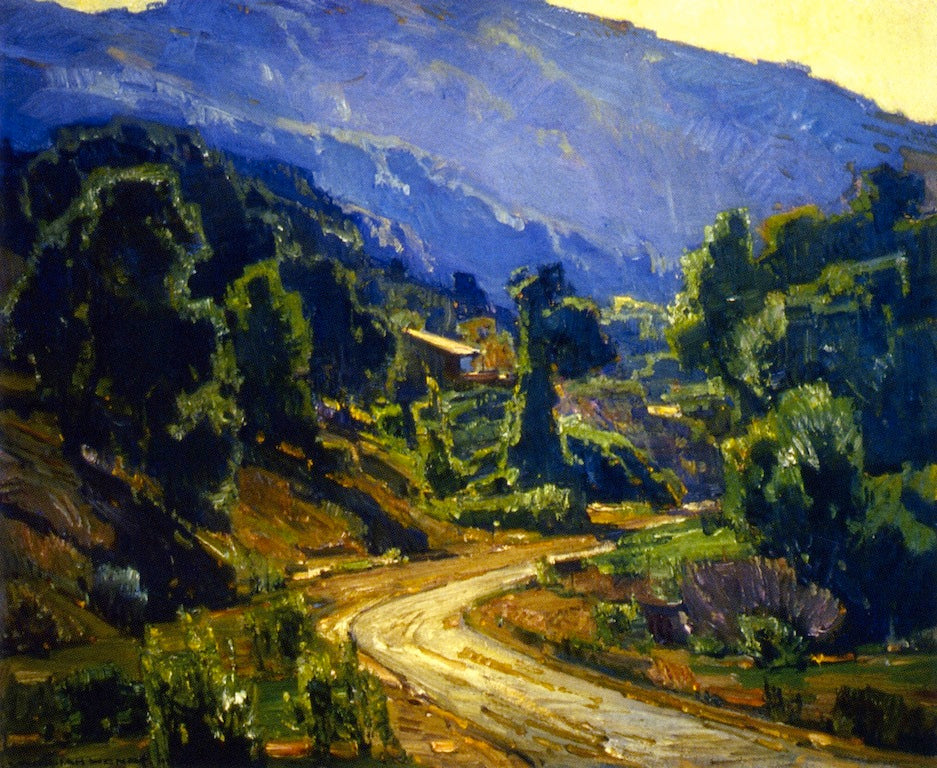 Camp in the Mountains by William Wendt,A3(16x12")Poster
