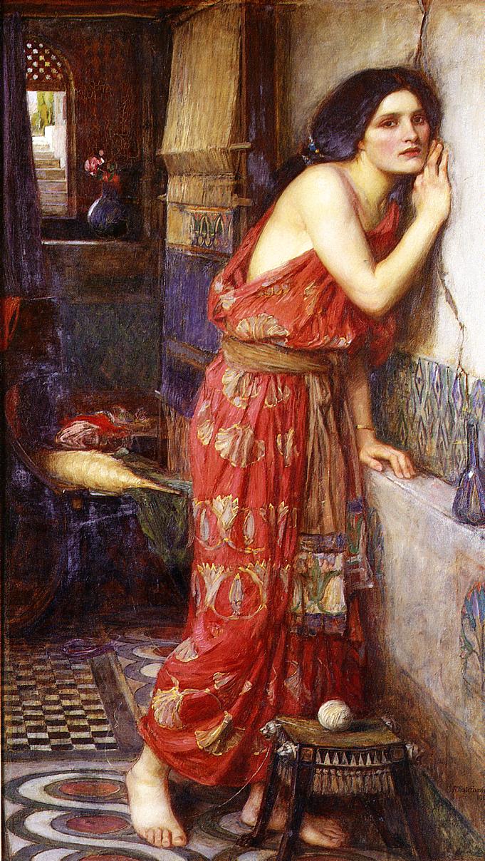 Thisbe, vintage artwork by John William Waterhouse, 12x8" (A4) Poster
