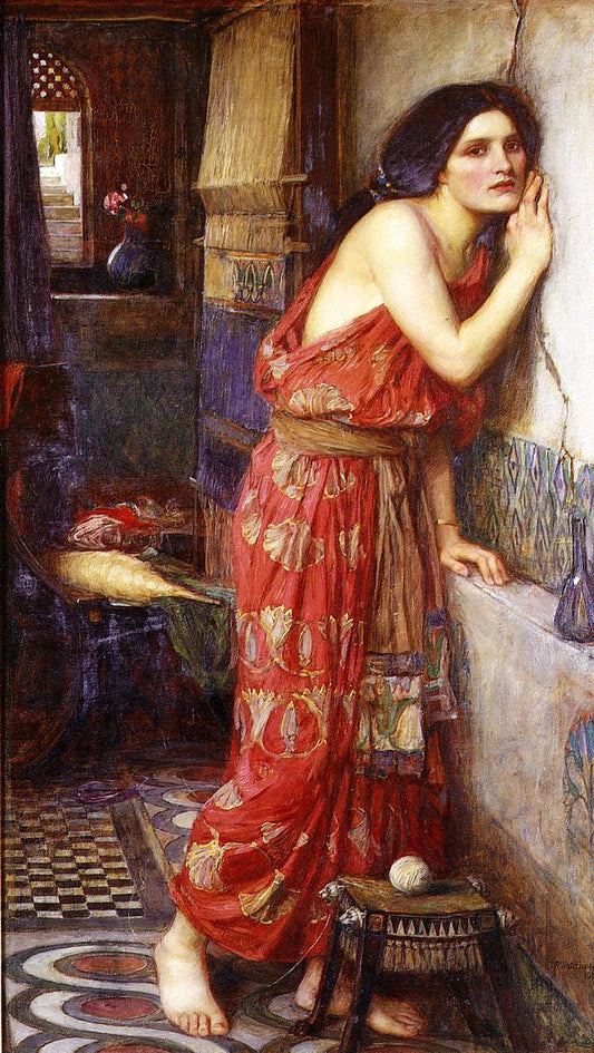 Thisbe, vintage artwork by John William Waterhouse, 12x8" (A4) Poster