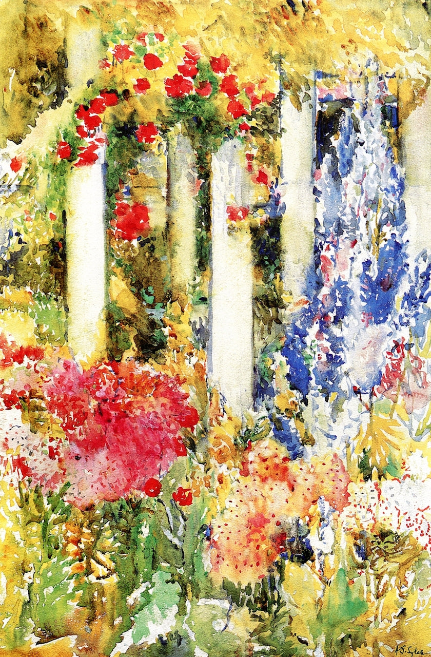 Flowering Pergola by Annie G. Sykes,A3(16x12")Poster